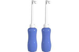 Hibbent 2PCS Bidet Portatil para WC, WC portatil, Pulverizador Portátil para Bidé, Botella de Bidé de Viaje para Higiene personal - Incluye Boquilla Extendida - 500ml Viola