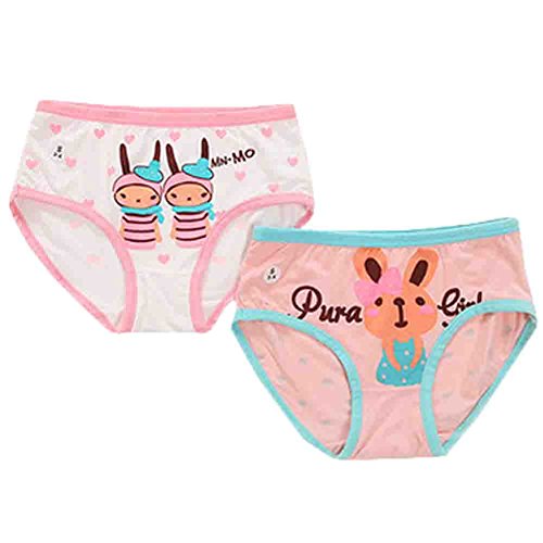 Set of Two Cute Girls Underwears Children Modal Underwears Briefs