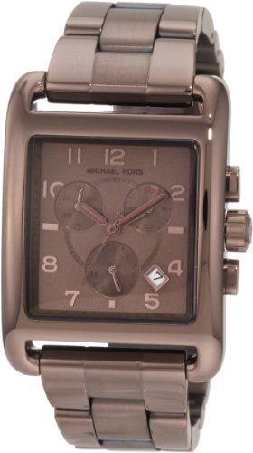 Michael Kors Women's MK5496 Brown Stainless-Steel Quartz Watch with Brown Dial