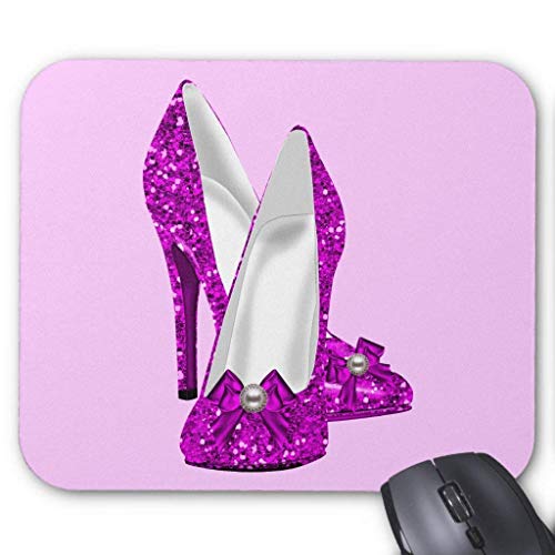 Preisvergleich Produktbild High Heel Shoes Stileto Glitter Pink Mouse Pad