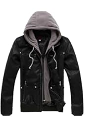 Chaqueta Cazadora De Pu Piel Manga Larga Chaquetas De Moto Para Hombre