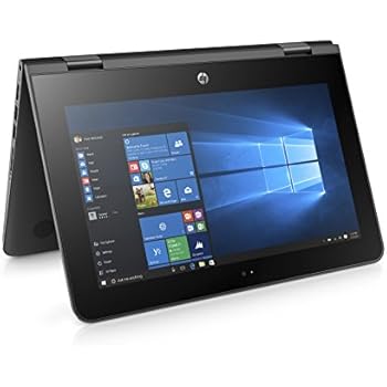 HP Stream x360 11-aa002na 11.6-inch Touch Screen Convertible Laptop (Jack Black) - (Intel Celeron N3060, 2GB RAM, 32GB eMMC, Office 365, 1TB OneDrive Cloud Storage, Windows 10 Home)