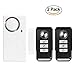 Produktbild Home Wireless Diebstahlschutz Fernbedienung Tür- und Bewegungsmelder Magnetismus + Vibration Sicherheit Alarme – 2 in 1 anti-burglar Security Alarm System mit 2 Fernbedienung