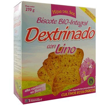 NATUR TIERRA pan de lino caja 270 gr