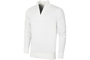 Calvin Klein Hombre Chunky Knit Cotton 1/2 Zip CK Suéter de Golf