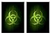 Produktbild Legion SUPER Iconic BIOHAZARD 100 DOUBLE Matte Finish CONTAGION GREEN Sleeves (fits Magic / MTG, Pokemon Cards) by Legion