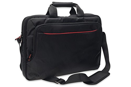 ednet Notebook Tasche für 15,6″ Laptops, mit Trolley-Halter, Super-Faser, Nylon, schwarz - 3