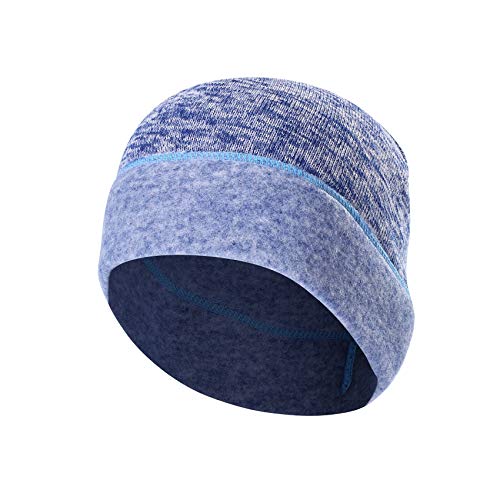 Tofern Mens Womens Knitted Warm Skull Cap Helmet Liner Ear Warmer Beanie Hat for Winter Cycling Motorcycle Basketball Casual Yoga Soft Cozy