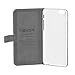 Price comparison product image Nevox Ordo Book Bag Case for Apple iPhone 6 - White/Grey