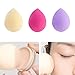 Makeup Sponges, Koly® 3Pcs Pro Makeup Soft Foundation Blending Powder Smooth Water Droplets Sponge
