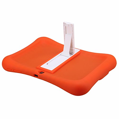NEWSTYLE Samsung Galaxy Tab 4 10.1 Kinderfreundliche Silikon Hülle Schutzhülle Tasche Case für Samsung Tab 4 SM-T530/T531/T535 (10,1 Zoll) – Orange - 3