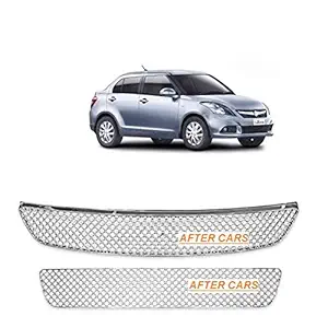 RS ENTERPRISES Maruti Suzuki Swift Dzire 2015 Car Front Grill Chrome Plated