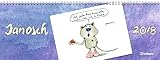 Tischquerkalender: Janosch 2018 - Tischkalender, Illustrationen, Kunstkalender 2018 - 29,7 x 10,5 cm by