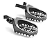 Motocross Dirt Bike Rider MX Racing Passenger Footrests Foot Pegs Motor Foot Rests 2PCS Fit For 2000-2001 Honda CR250R