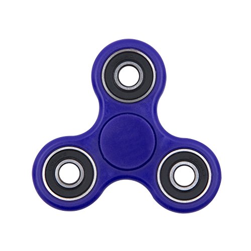 Quik-Shop Blue Fidget Hand Spinner Stress Reducer High Speed Ceramic Bearing Fidget Toy For ADD / ADHD / Anxiety and Autism Adult Children