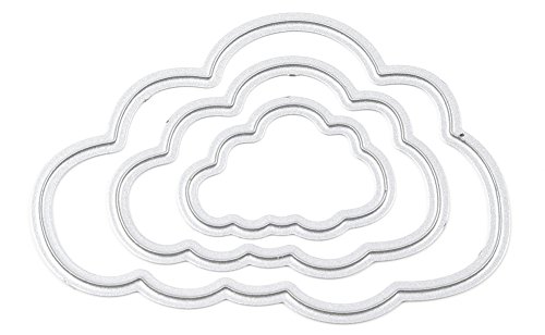 Blue Vessel 3pcs Scrapbooking DIY Wolke Schneidvorlagen Papierkarten Dekor Schneiden Schablone