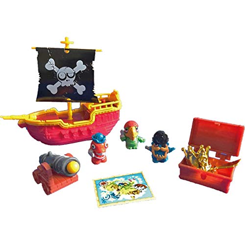 Zomlings - Blíster Pirata barco, color rojo (Magic Box Int Toys P00991)