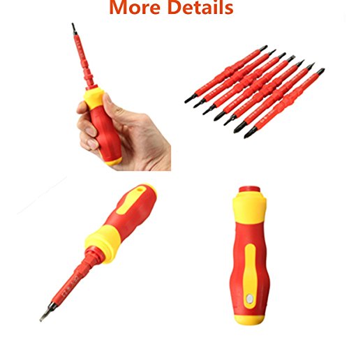 Cymuros 7 in 1 Multifunktionale Schraubenzieher Set, Präzision Schraubenzieher Reparaturtool Für Handy Notebook Zu Hause Elektrische Geräte - 4