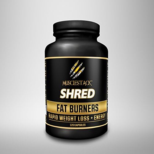 Shred! Fat Burners (100 caps) 18 potent ingredients - Thermogenic blend of advanced ingredients - Advanced Formula - Effective Weight Loss Pill - No Crash - Safe - Energy Boosting