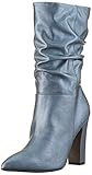 Verschluss: Reißverschluss Tamaris Trend 1-25320-21 824 Damen Navy Metallic Dunkelblau Stiefel, Groesse:39