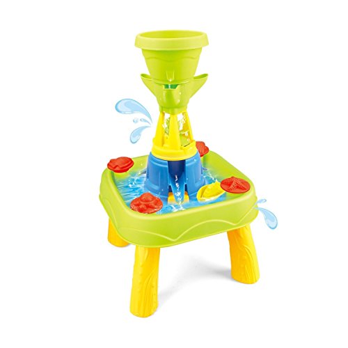 Buy deAO Sand And Water Table Water Park Mill Tower and Accessories Included Online at