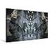 Produktbild Premium Textil-Leinwand 75 cm x 50 cm quer Ein Motiv aus dem Kalender Spiegelwelten - die Externsteine