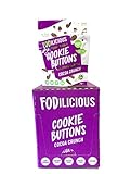 Sin Gluten Botones de galleta \"Cookie Buttons\" Fodilicious - Crujiente de cacao - Paquete de 12
