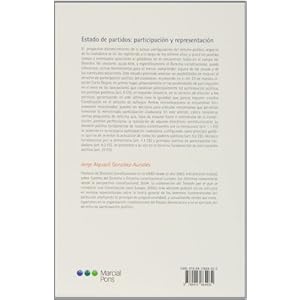 Estado de partidos:participación y representación (Teoría constitucional y Derecho)