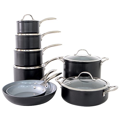 ProCook Ceramic Induction Cookware Set 8 Piece + FREE Spiralizer!