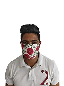 Ravaiyaa - Attitude is everything Unisex Check Anti Pollution/Dust Cotton Mouth Nose Cover mask with valve (Pack of 5)- Multicolour