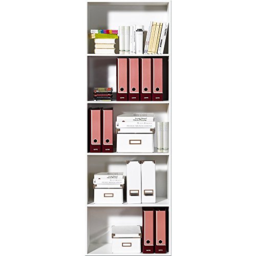 Standregal Bücherregal weiß TYP 73012/03 – Wandregal Aufbewahrungsregal Regal - 5