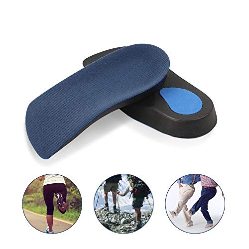 KOBWA - Tazas de tacón, Almohadillas Autoadhesivas para talón y talón de Silicona, Plantillas 3 en 1 para Dolor de pies, 2 Unidades, X-Large