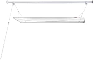 Stendibiancheria Da Soffitto Eric 120x50cm - Pieghevole E Pratico - Foto 5