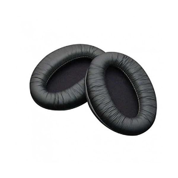 Sennheiser 085708 Leather Black 2pc (S) Headphone Pillow – Headphone Pillows (Leather, 2 pc (S))