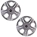 Autofy 14" 5 Spokes Snap-On Wheel Cap (Set of 2, Grey) RS.474.00