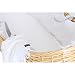 Luxury British Made White Popcorn Fleece Izzy Pod/Noah Pod/Apples and Pears Moses Basket Replacement Covers Dressing