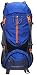 Gleam 0109 Climate Proof Mountain Rucksack / Hiking / Trekking / Campaign Bag / Backpack 75 ltrs Royal Blue & Grey Rucksack with Rain Cover RS.1899.00