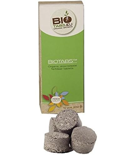 BioTabs Organischer Dnger - 10 Stck - Langsam wirkende Biotabs fr  gesundes Pflanzenwachstum - Organische Dngertabletten fr Blumen, Gemse,  Kruter, Bume und Strucher : Amazon.de: Garten