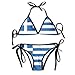 Produktbild Womens Bikini Set Griechenland Griechische Flagge Sexy Badeanzug