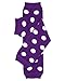 juDanzy baby & toddler Purple Polka Dot Leg Warmers Color: Purple Polka Dot