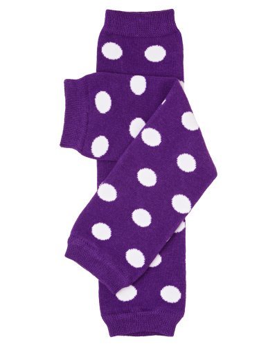 juDanzy baby & toddler Purple Polka Dot Leg Warmers Color: Purple Polka Dot