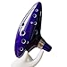 Produktbild OUMIZHI 12 Löcher Ocarina Keramik Alto C Ocarina mit Schutztasche + Handhalter + Bedienungsanleitung + Halsband Dunkelblaue Flöte Legende von Zelda Ocarina
