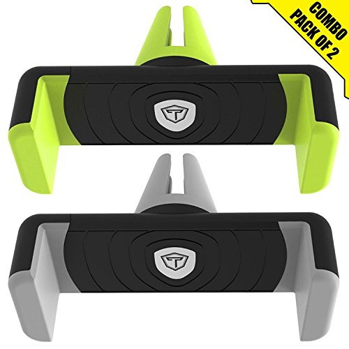 Tukzer TZ-AC-102-BKGR-BKGY Universal Air Vent Car Mount Mobile Holder (Set of 2, Multicolor) RS.490 (51.00% Off) - Amazon