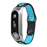 Longitud: 240 mm QHJ Correa para Pulsera Tomtom Touch de Metal con Orificio de Aire Bicolor Y Correa de Hebilla Correa de Reloj de Repuesto SiliconSport Tomtom TOU Ch (Azul)