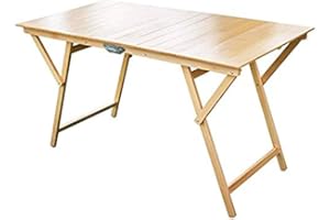 Sedam Srl Tavolo in Legno Pieghevole, 70x140, Richiudibile, Disponibile in Vari Colori, Casa Giardino Campeggio PIC-Nic, 100% Made in Italy (Naturale)