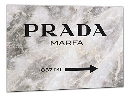 Tableau art moderne Prada Marfa Gossip Girl, toile imprimée, décoration 06 - 100x70 cm
