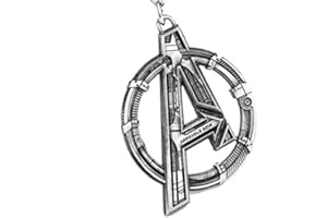 Beaux Bijoux Marvel Pendant- The Avengers Logo Super Hero Cosplay Necklace - Mark A - Gift Box Included
