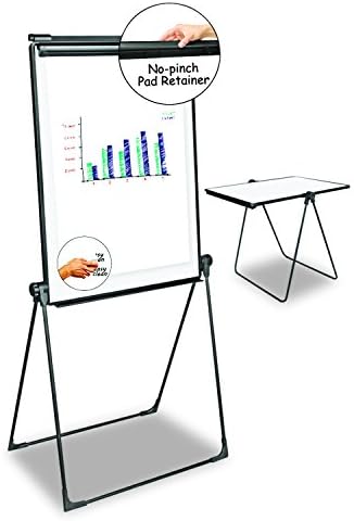 Universal 28.5 x 37.5 in. Foldable Easel Dry Erase Board [Camera]