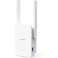 Tenda A23 Ripetitore WiFi 6 AX1500, Wifi Extender Dual-Band, Gigabit Porta, Antenne 2 * 5dBi, LED di Segnale Intelligente, Ea