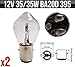 Price comparison product image Motorbike & Scooter 12V 35/35W BA20D Headlight / Headlamp Bulb 'E' Approved x 2